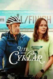 Ute och cyklar filmas