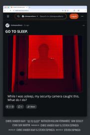 Go to Sleep filmas