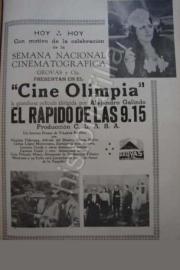 El rápido de las 9.15 filmas