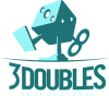 3 Doubles Producciones studio logo