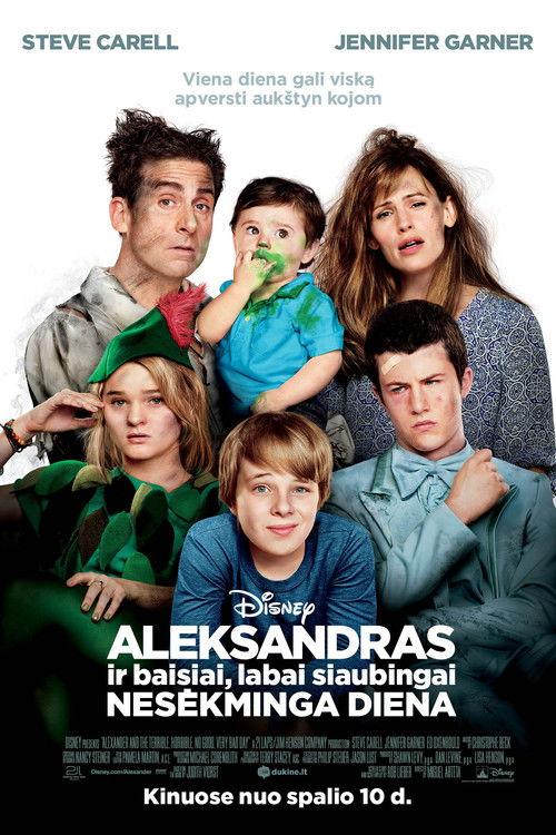 Aleksandras ir baisiai, labai siaubingai nesėkminga diena filmas online