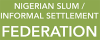 Nigerian Slum / Informal Settlement Federation studio logo