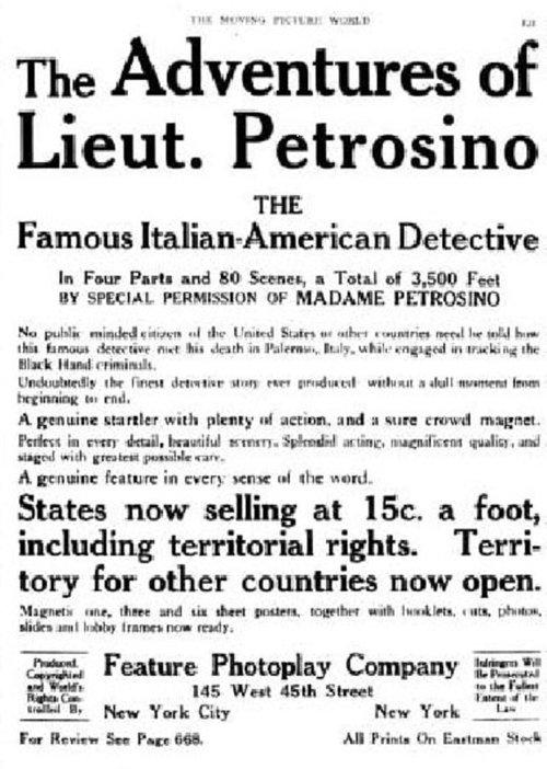 The Adventures of Lieutenant Petrosino filmas online