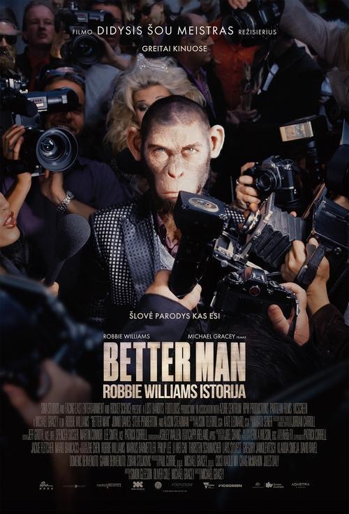 Better Man: Robbie Williams istorija filmas online