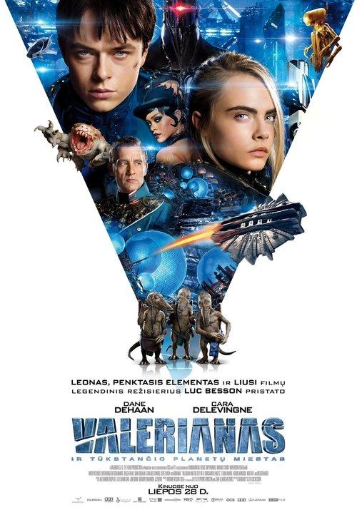 Valerianas ir tūkstančio planetų miestas filmas online