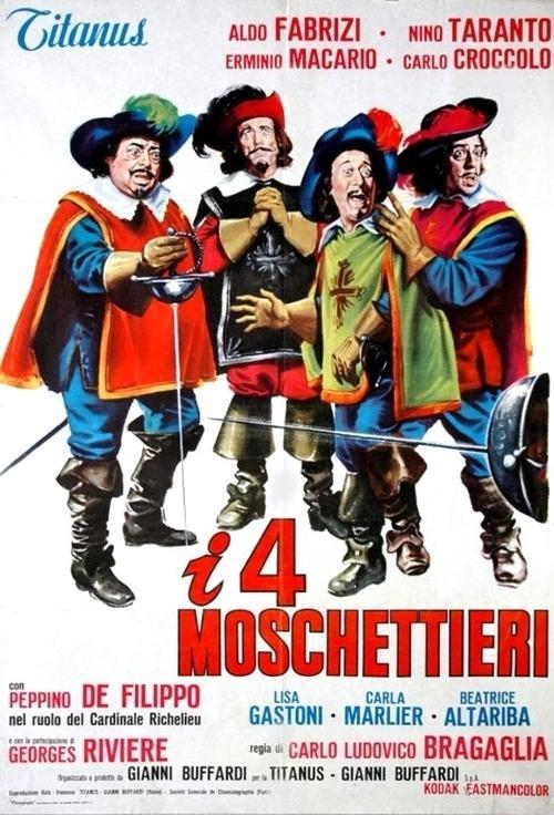 I 4 moschettieri filmas online