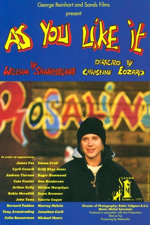 As You Like It filmas online