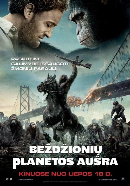 Beždžionių planetos aušra filmas online