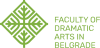 Fakultet Dramskih Umetnosti Beograd (FDU) studio logo