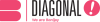 Diagonal TV studio logo