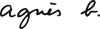 Agnès B. Productions studio logo