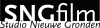 SNG Film (Studio Nieuwe Gronden) studio logo