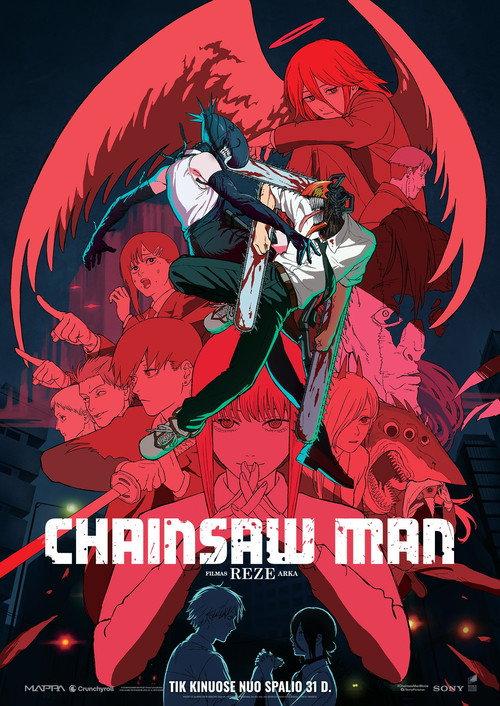 Chainsaw Man filmas: Reze arka filmas online