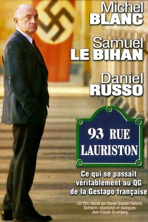 93, rue Lauriston filmas online