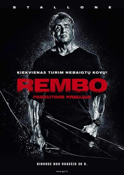 Rembo: Paskutinis kraujas filmas online