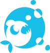 Fish Blowing Bubbles studio logo