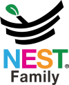 NEST Family Entertainment studio logo