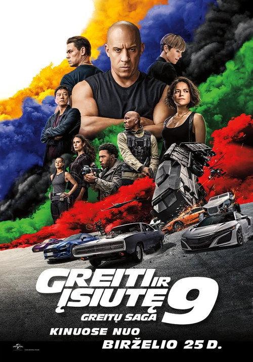 Greiti ir įsiutę 9 filmas online