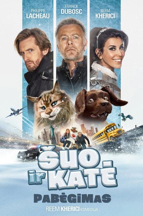 Šuo ir katė. Pabėgimas filmas online