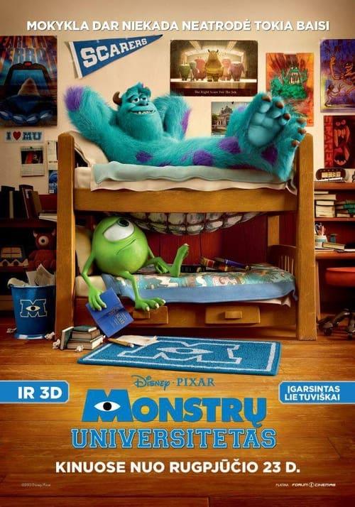 Monstrų universitetas filmas online