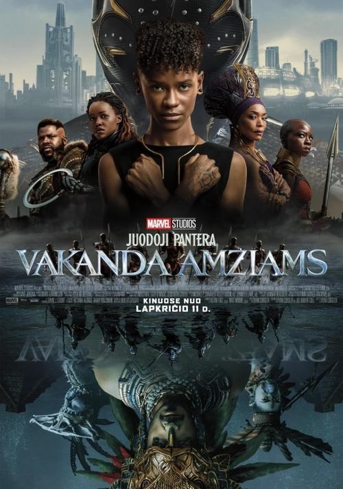 Juodoji pantera: Wakanda amžiams filmas online