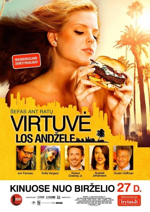 Šefas ant ratų. Virtuvė Los Andžele filmas online