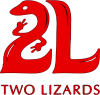 2 Lizards studio logo
